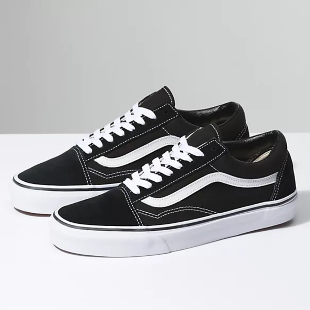 Black old skool vans